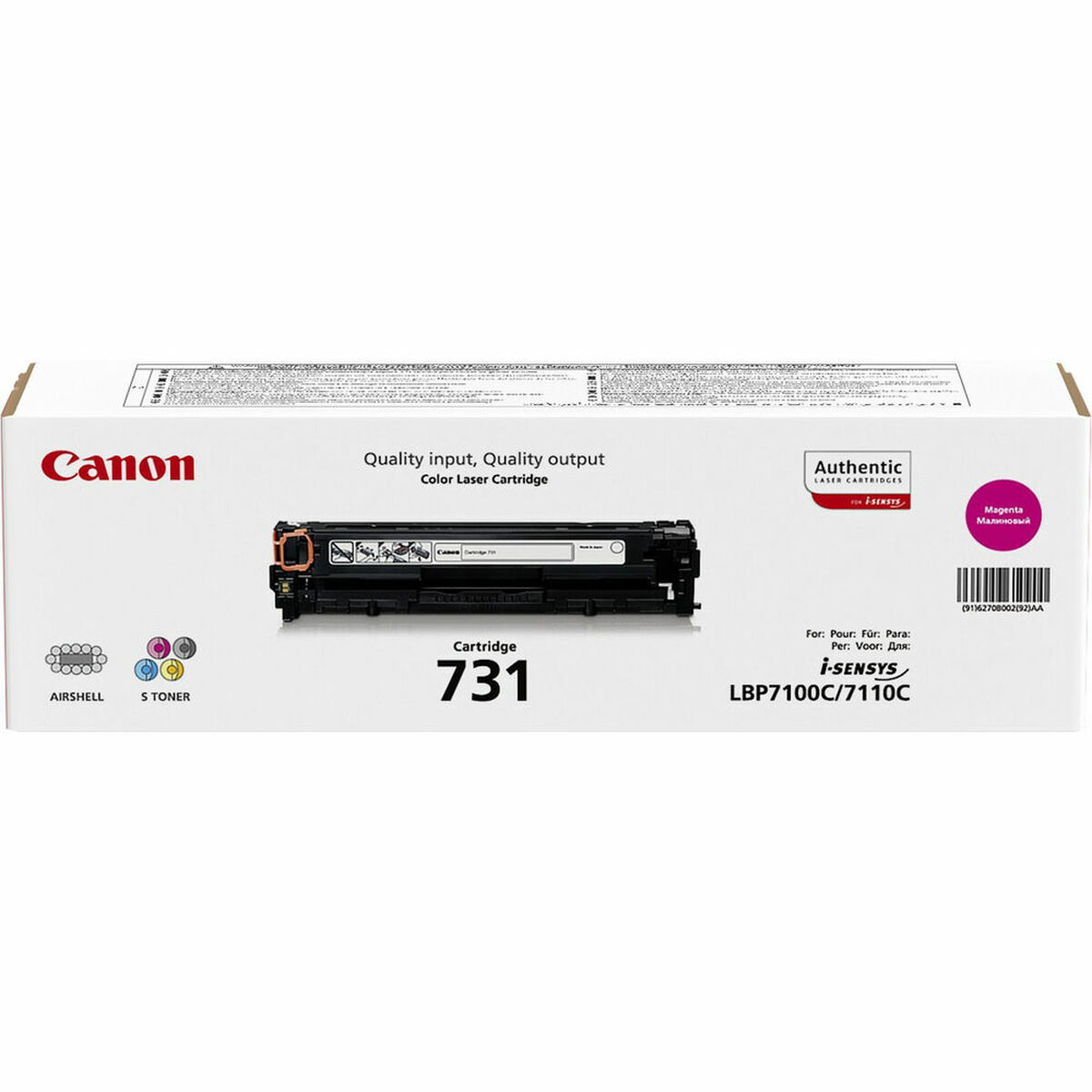 Toner Canon 731 Bíborvörös
